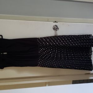 LANE BRYANT SIZE 22 / 24 black and gold dress